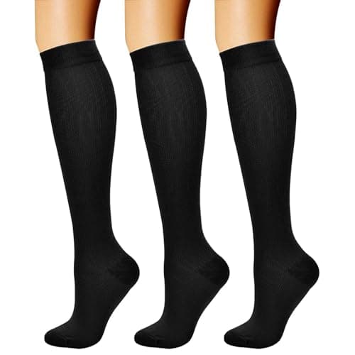 CHARMKING CHARMKING Compression Socks, 3 Pairs