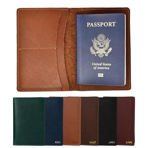 Northwind Northwind Personalized Full Grain Leather Passport Holder