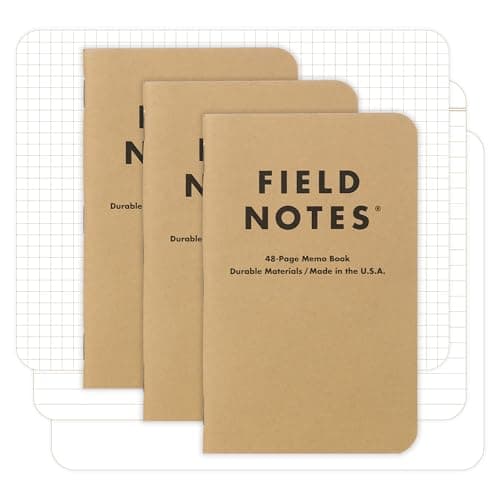 Field Notes Field Notes Original Kraft Memo Books (3-pack, mixed paper)