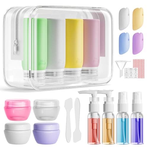 Muslish Silicone Travel Bottles (TSA Set)