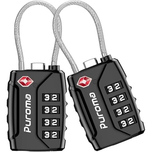 Puroma Puroma TSA-Approved Luggage Locks (2-Pack)