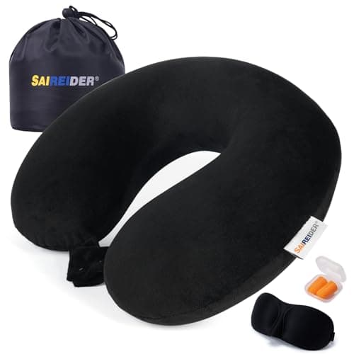 SAIREIDER SAIREIDER Memory Foam Travel Pillow Set